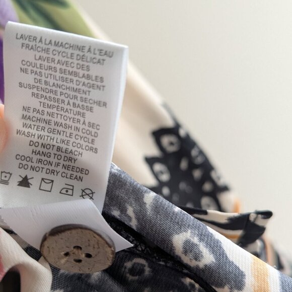 Rachel Zoe Floral boho button down blouse - Picture 10 of 12